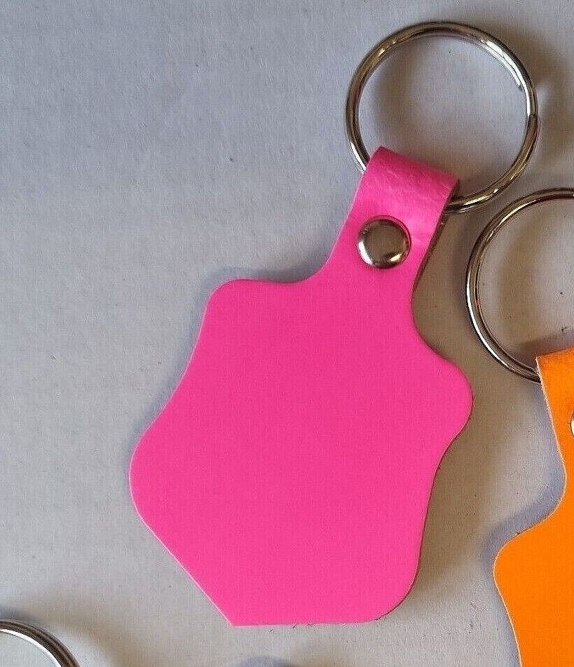 Key Fob - Fluorescent Pink - Shield